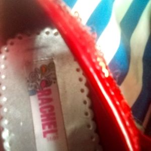 Girls Rachel Red Sequined Shoes